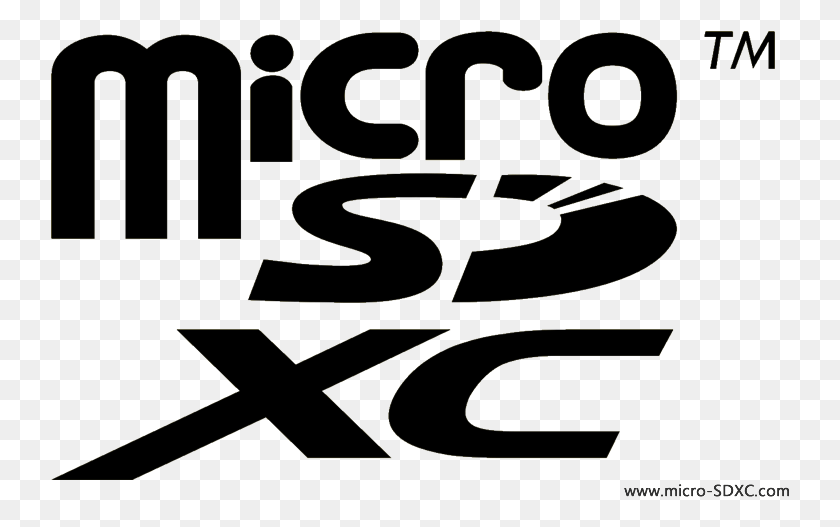 739x467 Descargar Png Tarjetas Micro Sdxc Tarjeta Micro Sd Logotipo, Texto, Número, Símbolo Hd Png