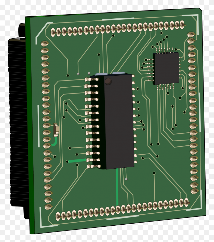 2354x2678 Microchip Circuitos De Computadora, Electronic Chip, Hardware, Electronics HD PNG Download