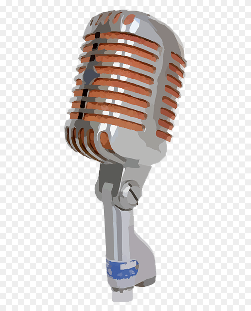 416x980 Microfone Microphone, Electrical Device, Head HD PNG Download