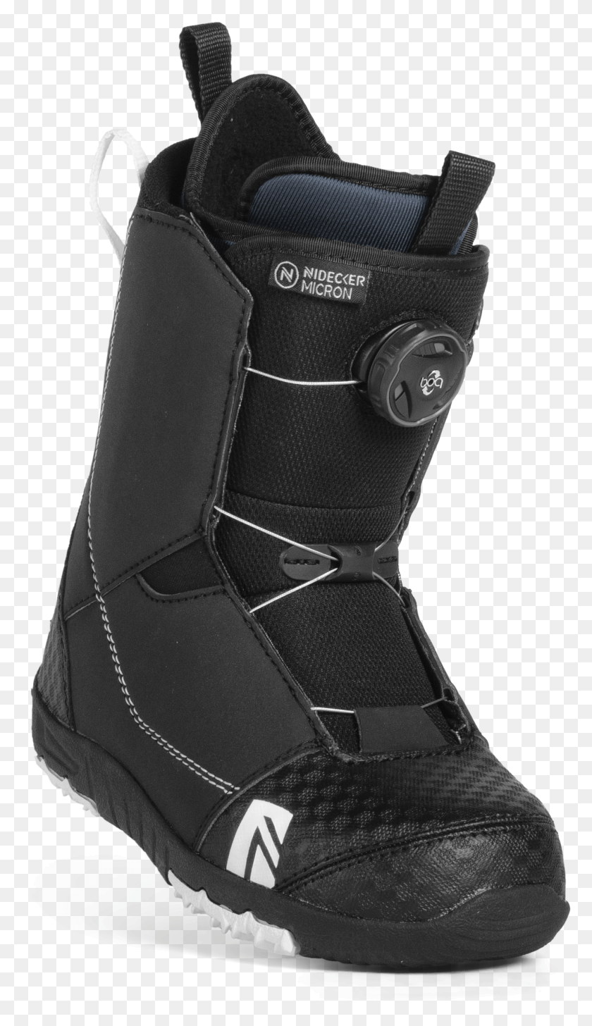 1375x2462 Micron Boa Easy Cool Functional Nidecker Micron Boa Kids Snowboard Boots 2019, Clothing, Apparel, Footwear HD PNG Download