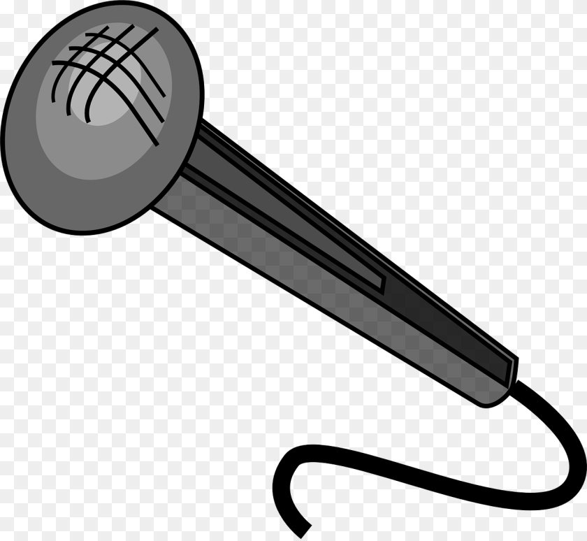 Microphone Clipart Background, Electrical Device, Machine Transparent PNG