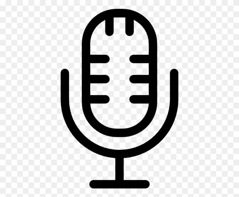 423x631 Microphone Free Vector Icon Designed By Freepik Icon, Gray, World Of Warcraft HD PNG Download