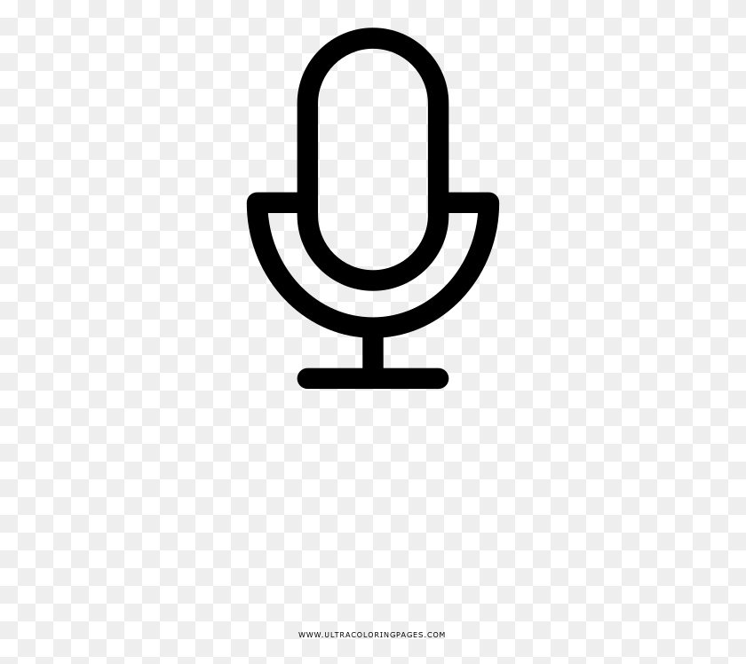 287x688 Microphone Icon Coloring, Gray, World Of Warcraft HD PNG Download