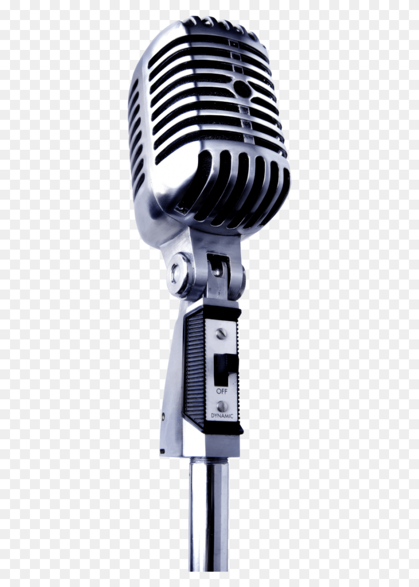 331x1116 Microphone Old Microphone, Electrical Device HD PNG Download