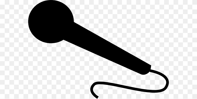 600x421 Microphone Silhouette Clipart, Electrical Device, Smoke Pipe PNG