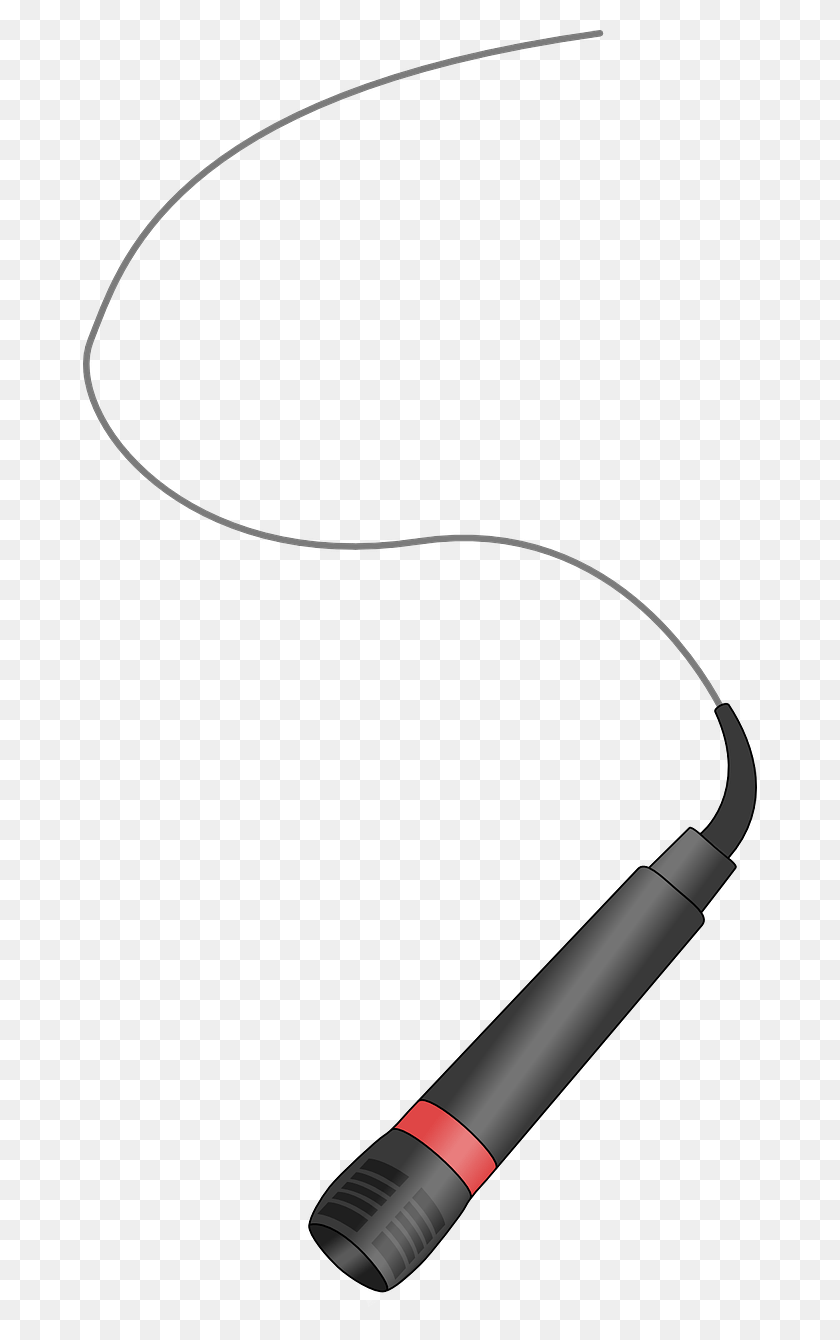 674x1280 Microphone With Wire, Electrical Device, Adapter, Cable HD PNG Download