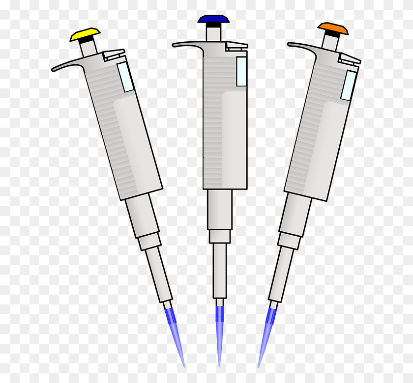 631x720 Micropipettes Pipettes Tips Eppendorf Eppi Biology Micropipette Drawing, Sword, Blade, Weapon HD PNG Download