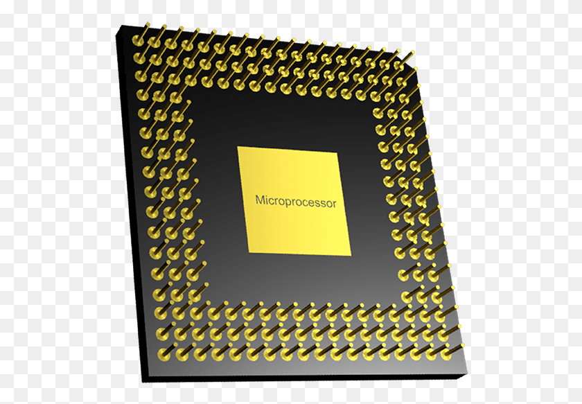 512x523 Microprocessor 3ds Max, Electronic Chip, Hardware, Electronics HD PNG Download