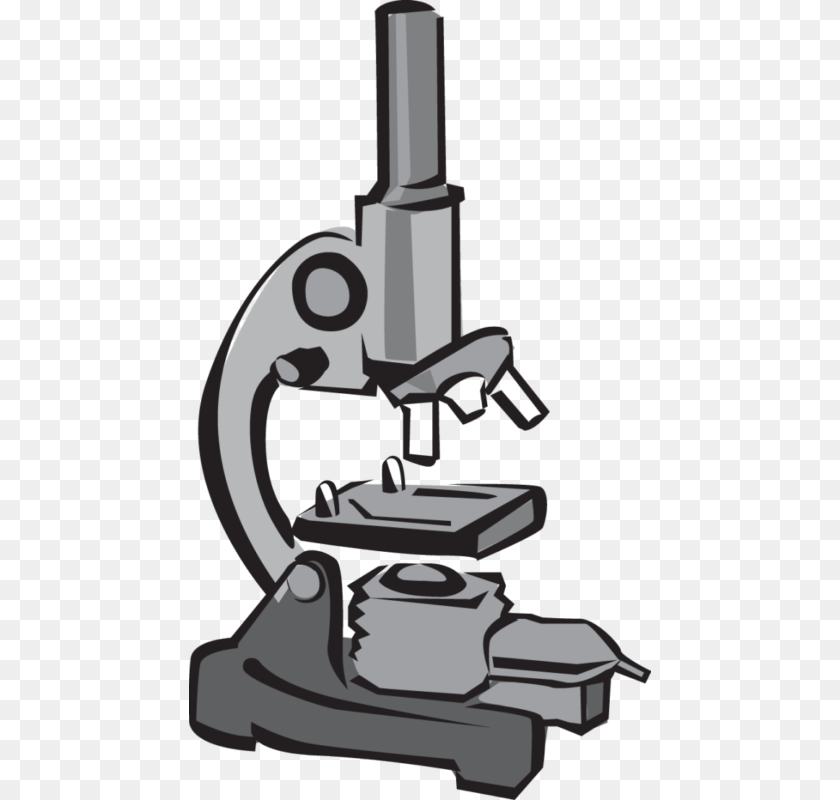 Microscope Clipart Black And Microscope Clipart, Bulldozer, Machine Transparent PNG
