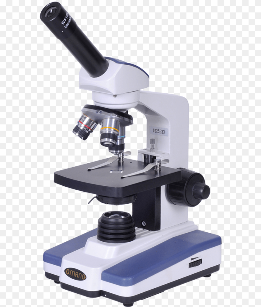 588x987 Microscope Omano Om118 M3 Monocular Compound Microscope Transparent PNG