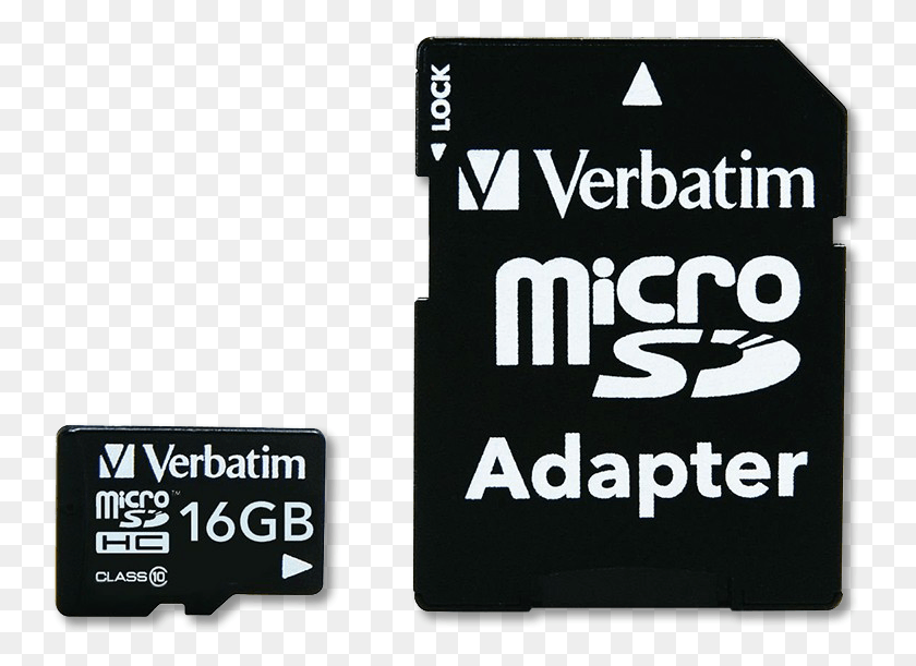 747x551 Microsdhc 16gb Card 1 32gb Verbatim Micro Sd, Text, Label, Symbol HD PNG Download