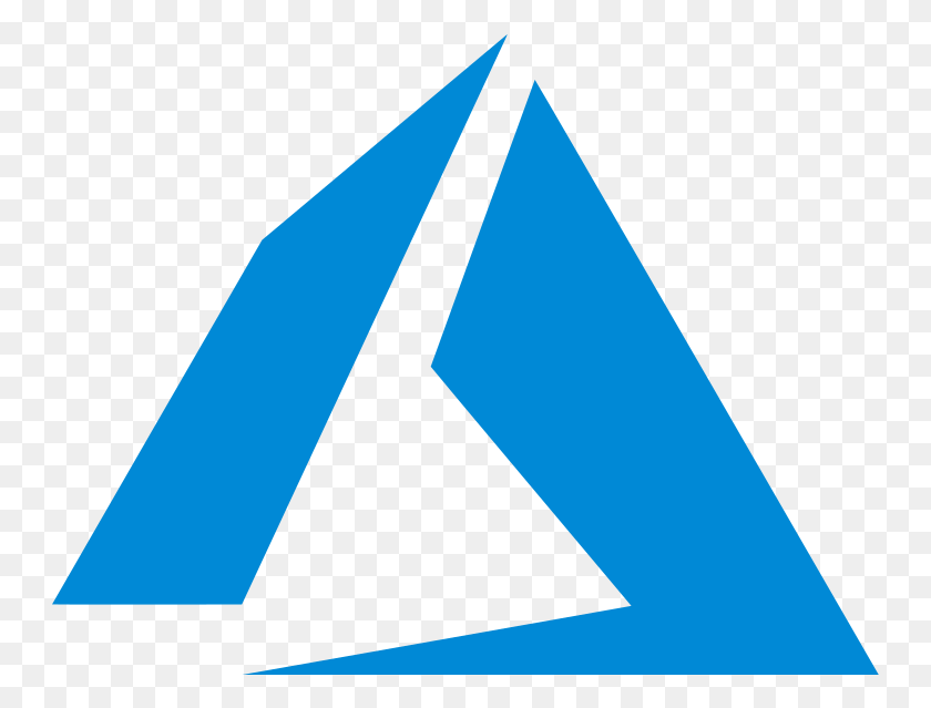 747x579 Логотип Microsoft Azure Логотип Svg, Треугольник Hd Png Скачать