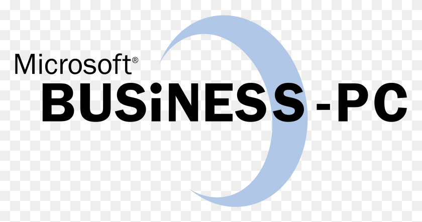 2331x1143 Логотип Microsoft Business Pc Прозрачный Графический Дизайн, Текст, Число, Символ Hd Png Скачать