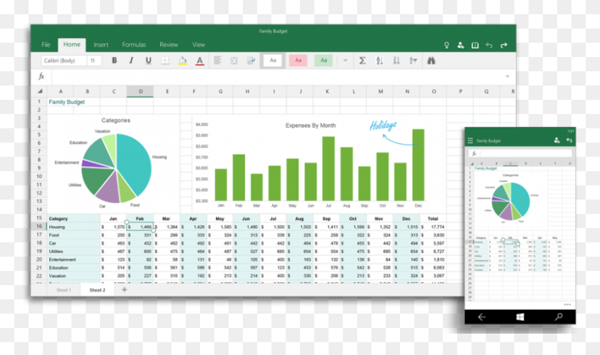 800x450 Microsoft Excel Microsoft Office Excel 2015, Число, Символ, Текст Hd Png Скачать