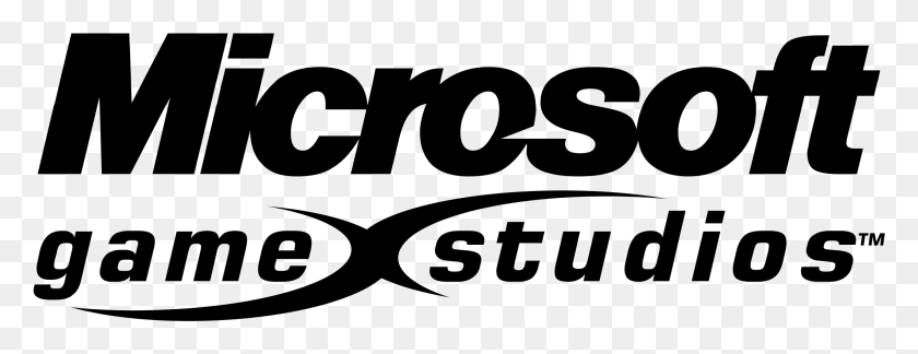 2191x743 Логотип Microsoft Game Studios Прозрачный Логотип Microsoft Game Studios, Серый, Мир Варкрафта Png Скачать