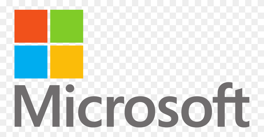 749x376 Descargar Png Logotipo De Microsoft Modificado Microsoft Corporation Empresas Multinacionales India, Texto, Alfabeto, Símbolo Hd Png