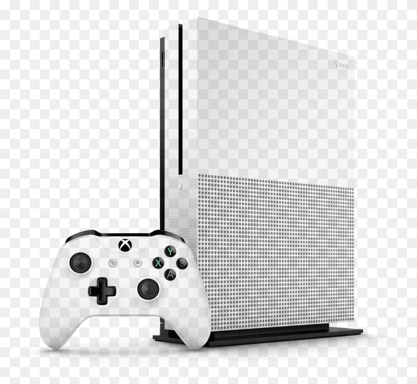 1589x1455 Microsoft Model 1681 Xbox One S 500gb White Video Game Microsoft Xbox One S 1tb Game Console, Electronics, Lcd Screen, Monitor HD PNG Download