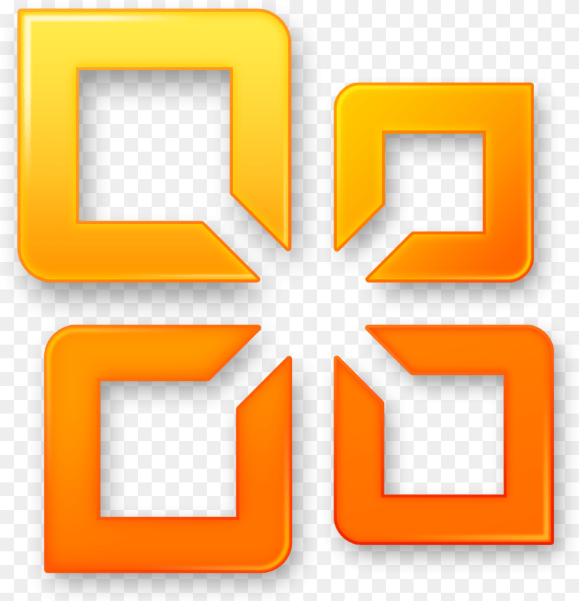 1882x1953 Microsoft Office Gallery Microsoft Office 2010 Logo, Clock, Digital Clock, Symbol, Text Sticker PNG