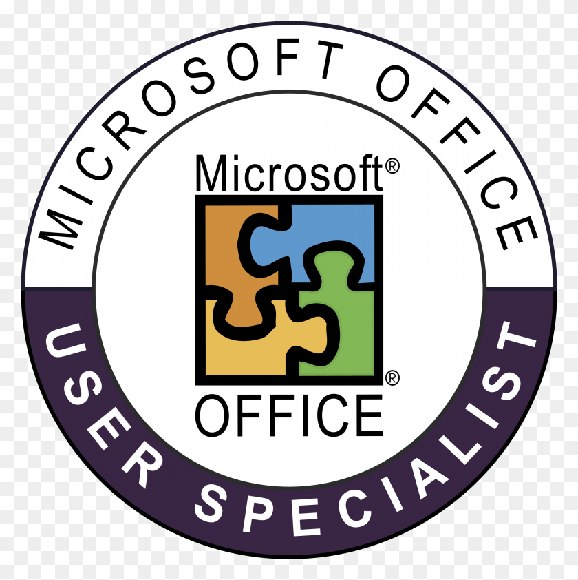 2199x2207 Microsoft Office User Specialist Logo Transparent Warren Street Tube Station, Logo, Symbol, Trademark HD PNG Download