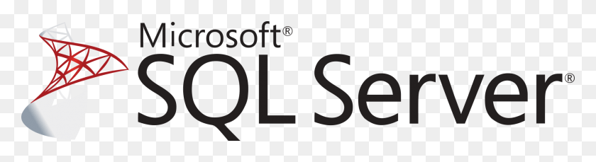 1846x400 Microsoft Sql Server Logo Sql Server Logo Svg, Number, Symbol, Text HD PNG Download