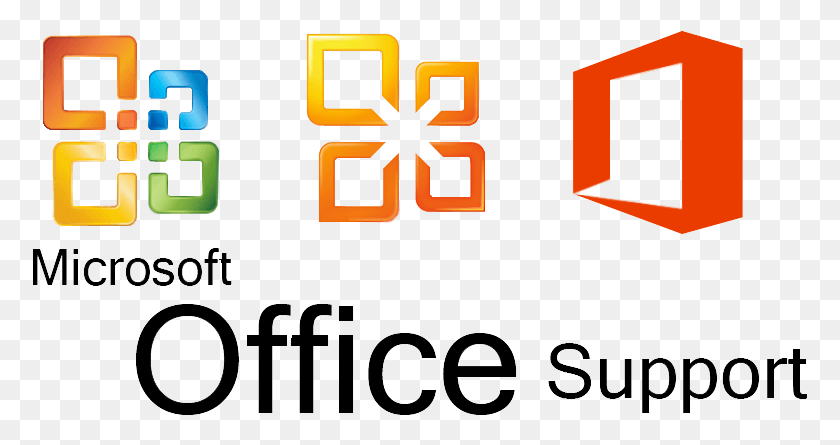 777x385 Microsoft Support Microsoft Office Logo 2017, Цифровые Часы, Часы, Текст Png Скачать