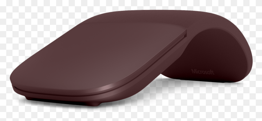 843x356 Microsoft Surface Arc Mouse In Burgundy Designed To Surface Arc Mouse Burgundy, Hardware, Computer, Electronics HD PNG Download