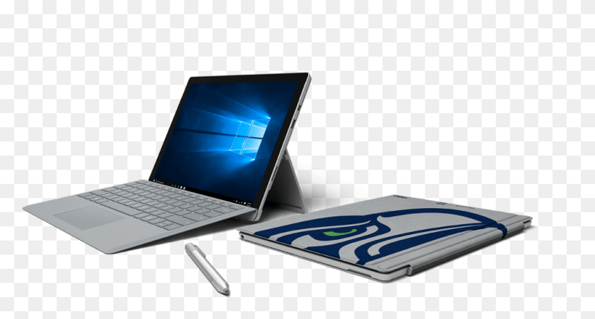 988x496 Descargar Png Microsoft Surface Pro Nfl Nfl Special Edition Type Cover, Pc, Computer, Electronics