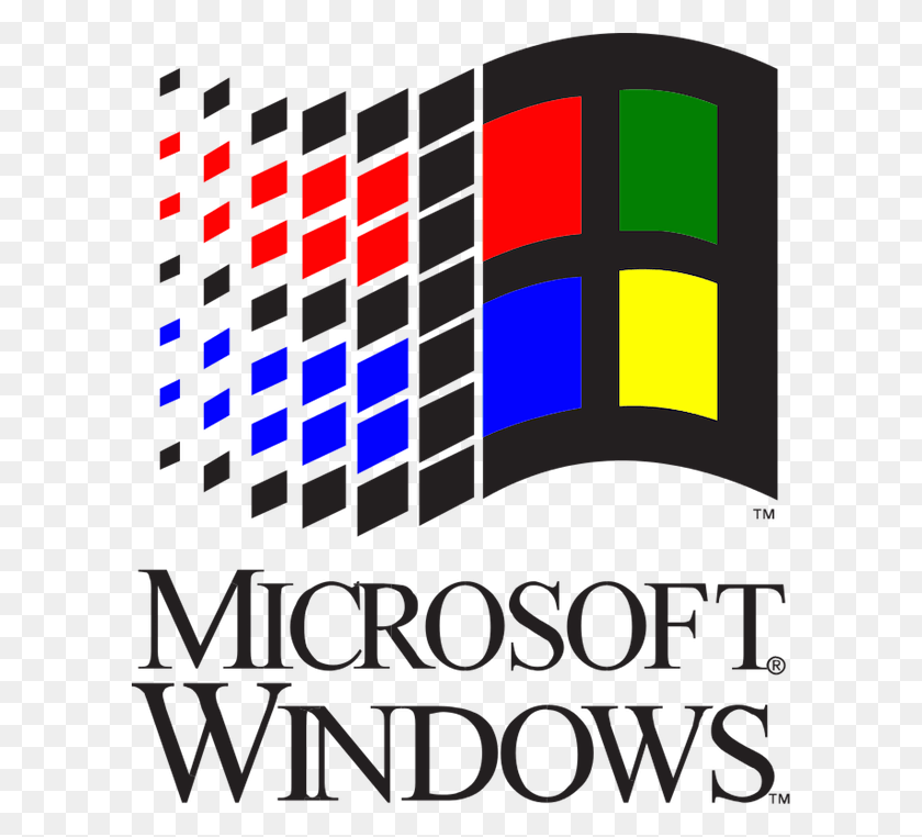 600x702 Descargar Png Logotipo De Microsoft Windows 1992 Usado En Windows Microsoft Windows Nt, Word, Texto, Reloj Digital Hd Png