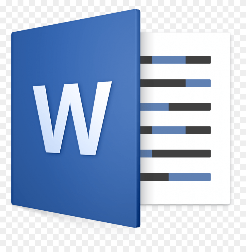 934x960 Microsoft Word Mac Icon Clipart Microsoft Word Logo Mac, Word, Label, Text HD PNG Download