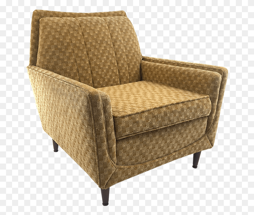 670x650 Mid Century Freize Lounge Chair Club Chair, Furniture, Armchair HD PNG Download