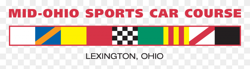 2400x532 Логотип Гоночной Трассы Mid Ohio Sports Car, Текст, Алфавит, Номер Hd Png Скачать