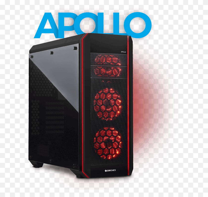 614x738 Mid Tower Chassis Zebronics Apollo, Light, Traffic Light, Field HD PNG Download