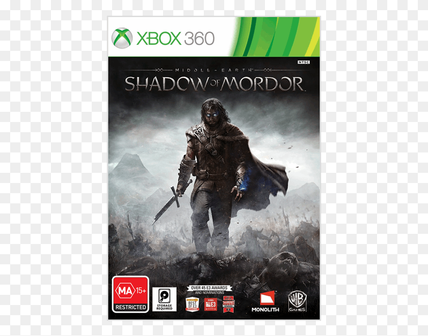 423x601 Middle Earth Shadow Of War Xbox, Poster, Advertisement, Person HD PNG Download