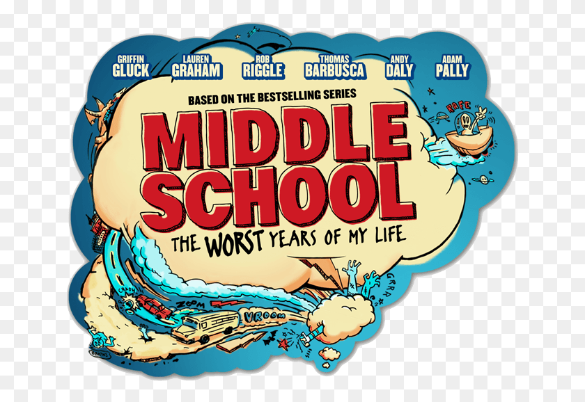 651x518 Middle School Bubble Middle School The Worst Years Of My Life Logo, Label, Text, Leisure Activities HD PNG Download