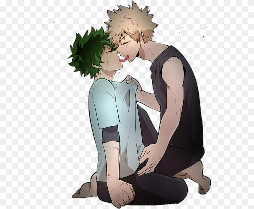 558x692 Midoriya Midoriyaizuku Deku Bakugou Bakugoukatsuki My Hero Academia Bakugo X Deku, Adult, Person, Man, Male Sticker PNG