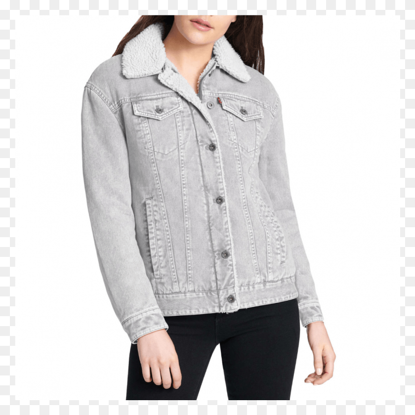 1081x1081 Midweight Denim Jacket Only 48 At Jcpenney Cardigan, Clothing, Apparel, Sleeve HD PNG Download