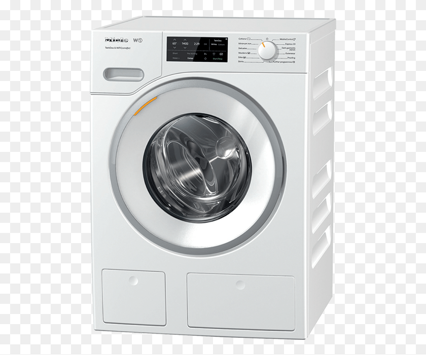 487x641 Miele W1 Twindos Wwe660 Wifi Connected 8kg Washing Miele Washing Machine, Appliance, Dryer, Washer HD PNG Download