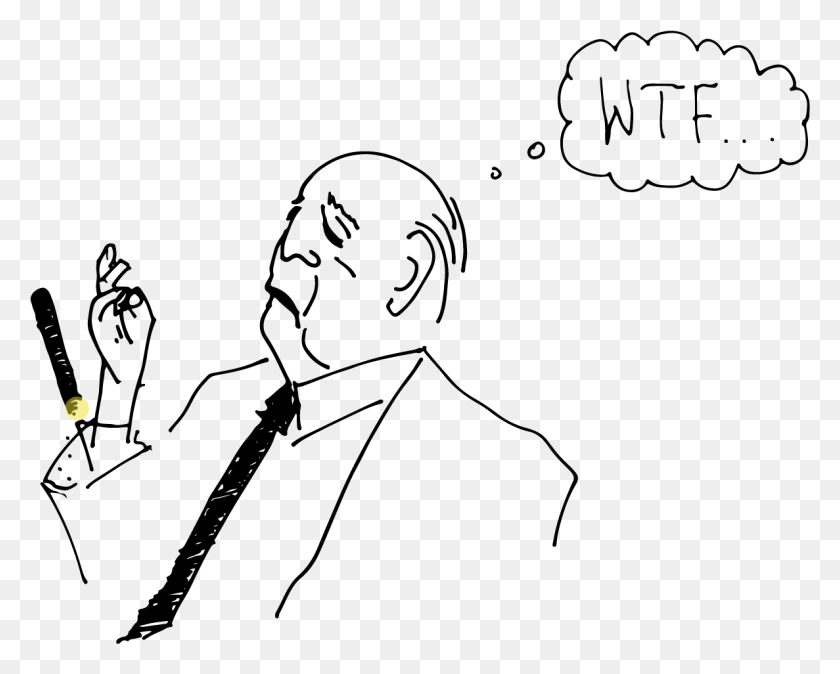 1187x935 Mies Dropping The Cigar Illustration, Person, Human HD PNG Download
