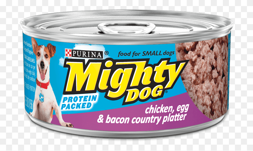 710x441 Mighty Dog Chicken Chicken Egg Bacon Country Platter Popcorn, Canned Goods, Can, Aluminium HD PNG Download