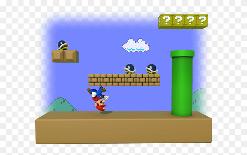 604x468 Mighty Flip Bros Cartoon, Super Mario, Toy HD PNG Download