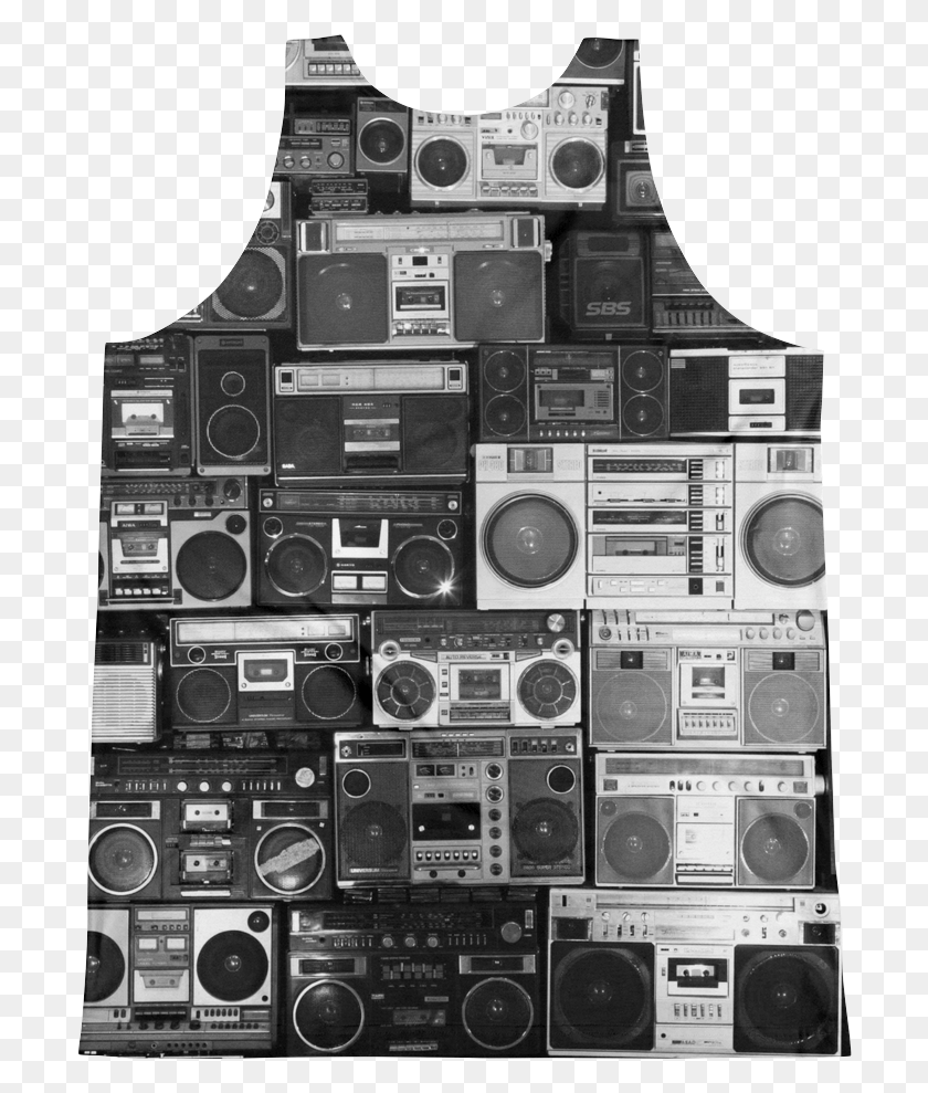 702x929 Mighty High Coup Boombox Tank Top Boombox, Electronics, Camera, Radio HD PNG Download
