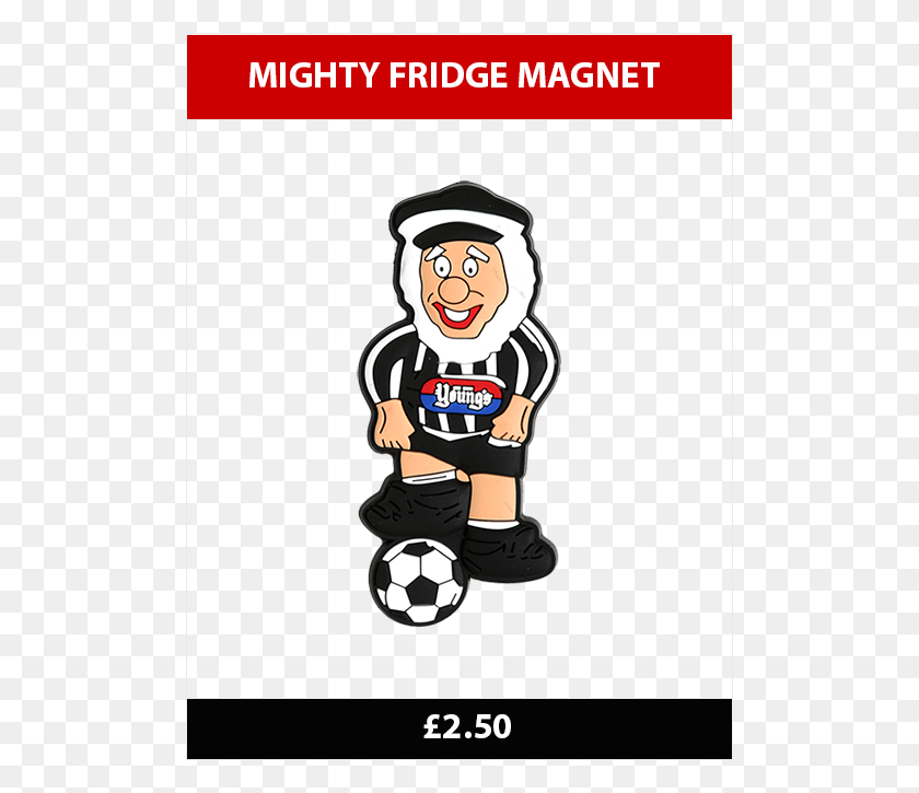 500x665 Mighty Mariner Fridge Magnet Cartoon, Person, Human, Soccer Ball HD PNG Download