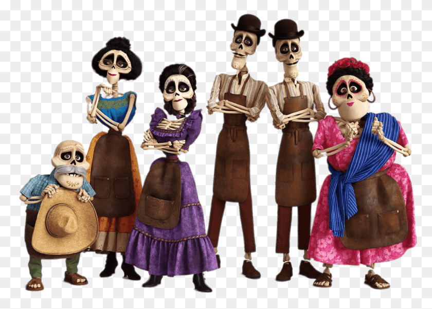Miguels Skeleton Family, Adult, Person, Female, Woman PNG