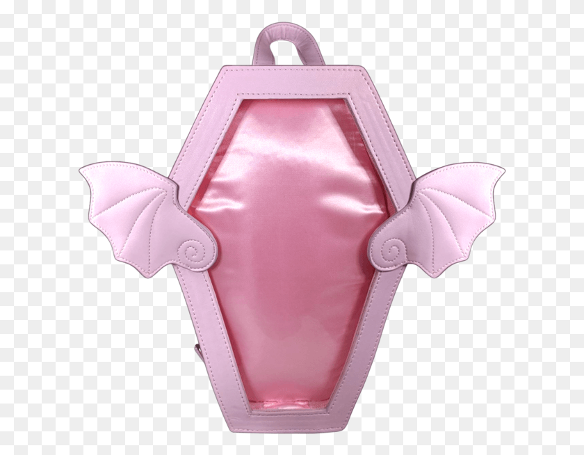 617x594 Miju Miju Pink Winged Coffin Ita Bag, Lamp, Text, Accessories HD PNG Download