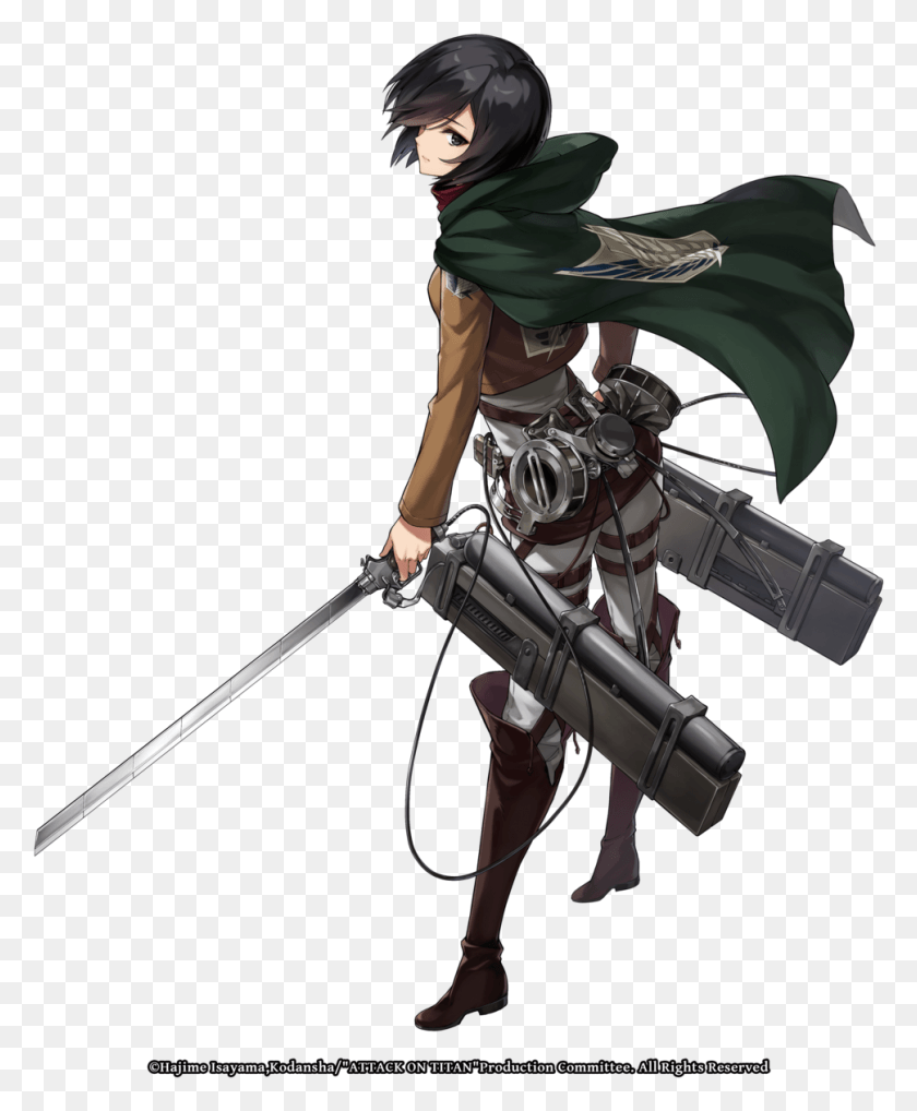 969x1191 Mikasa Attack On Titan Alchemist Code, Clothing, Apparel, Person HD PNG Download