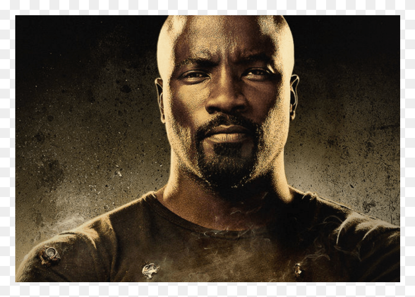 906x631 Mike Colter Fala De Luke Cage Na Equipe Dos Vingadores Luke Cage, Face, Person, Human HD PNG Download