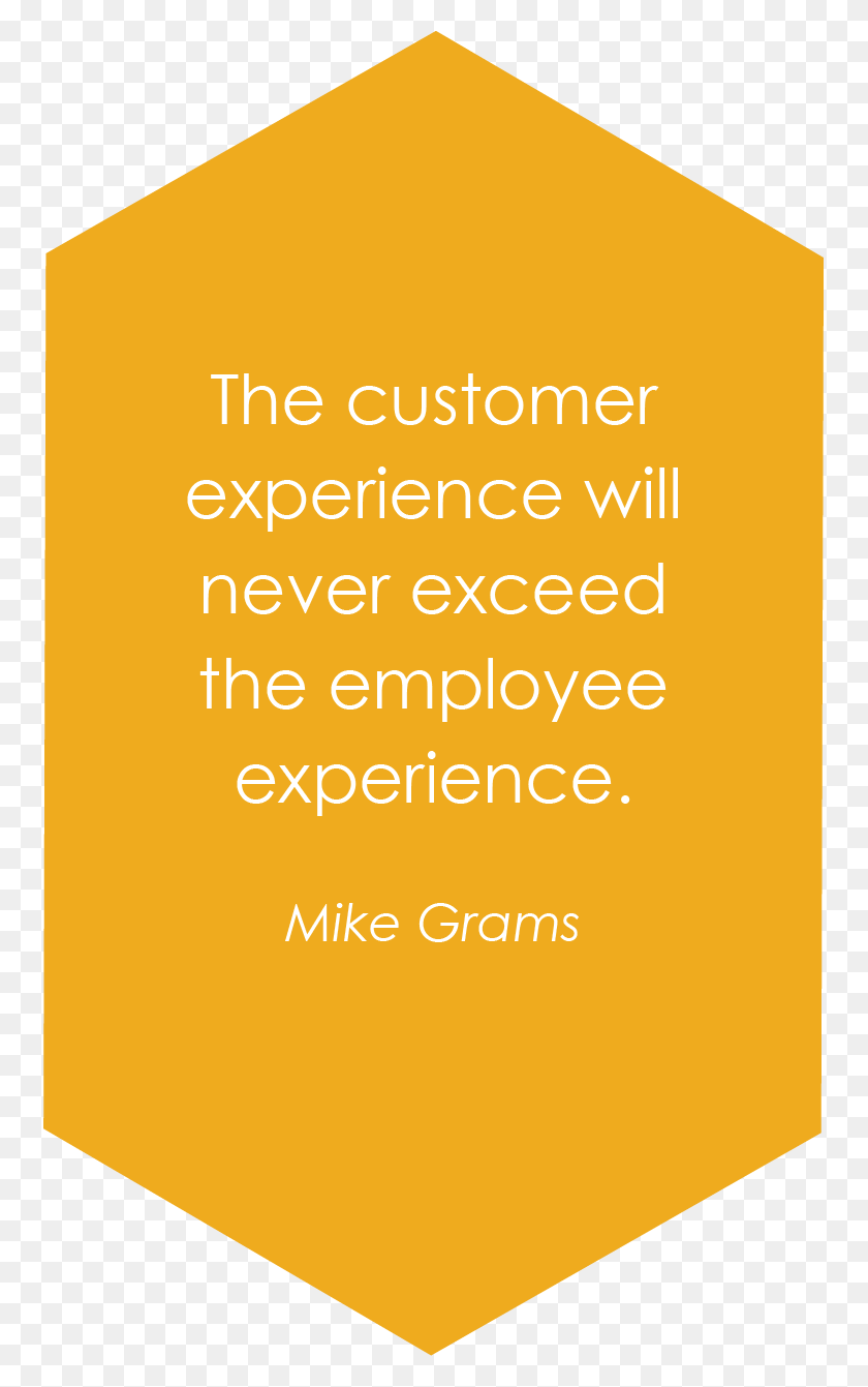 755x1281 Mike Grams Quote Employee Experience Amber, Text, Logo, Symbol HD PNG Download