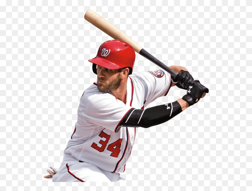 553x576 Mike Trout Bryce Harper No Background, Person, Human, People HD PNG Download