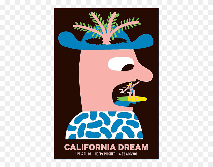 417x601 Mikkeller San Diego Mikkeller California Dream Pilsner, Poster, Advertisement, Person HD PNG Download
