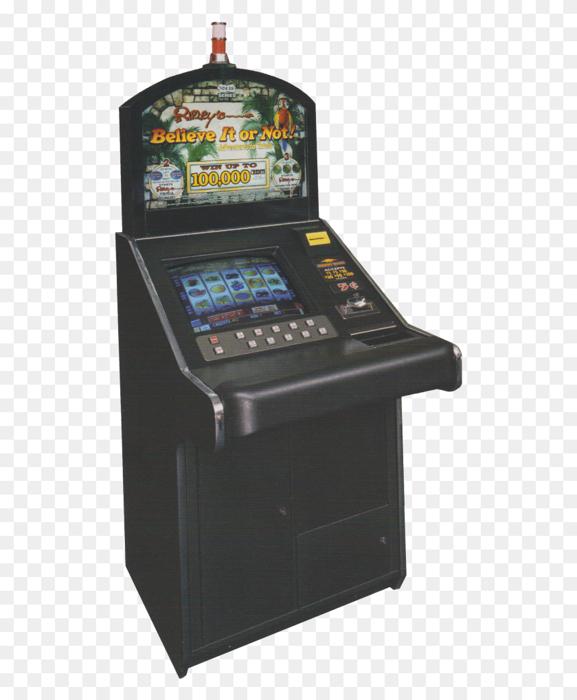 509x959 Mikohn Gaming Ripley39s Slot Machine Video Game Arcade Cabinet, Gambling, Game, Arcade Game Machine HD PNG Download